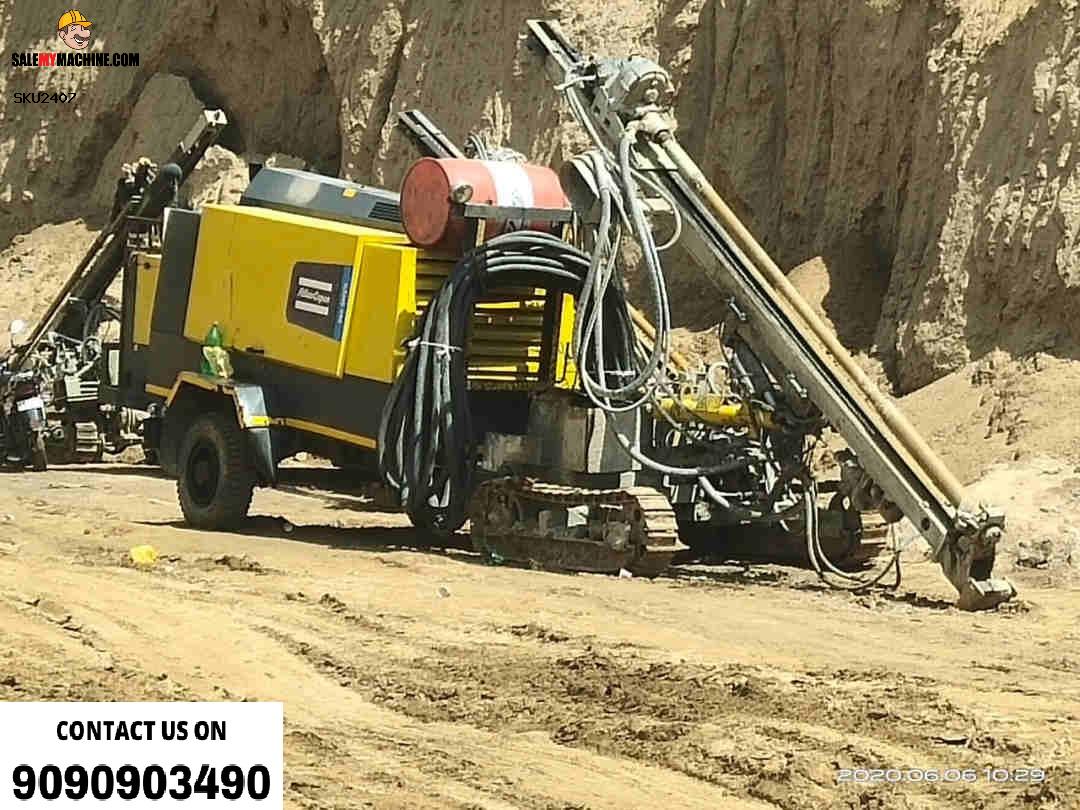 ATLAS COPCO XAHS 486 RIG AIR COMPRESSOR WITH EPIROC AIRROCK DRILL